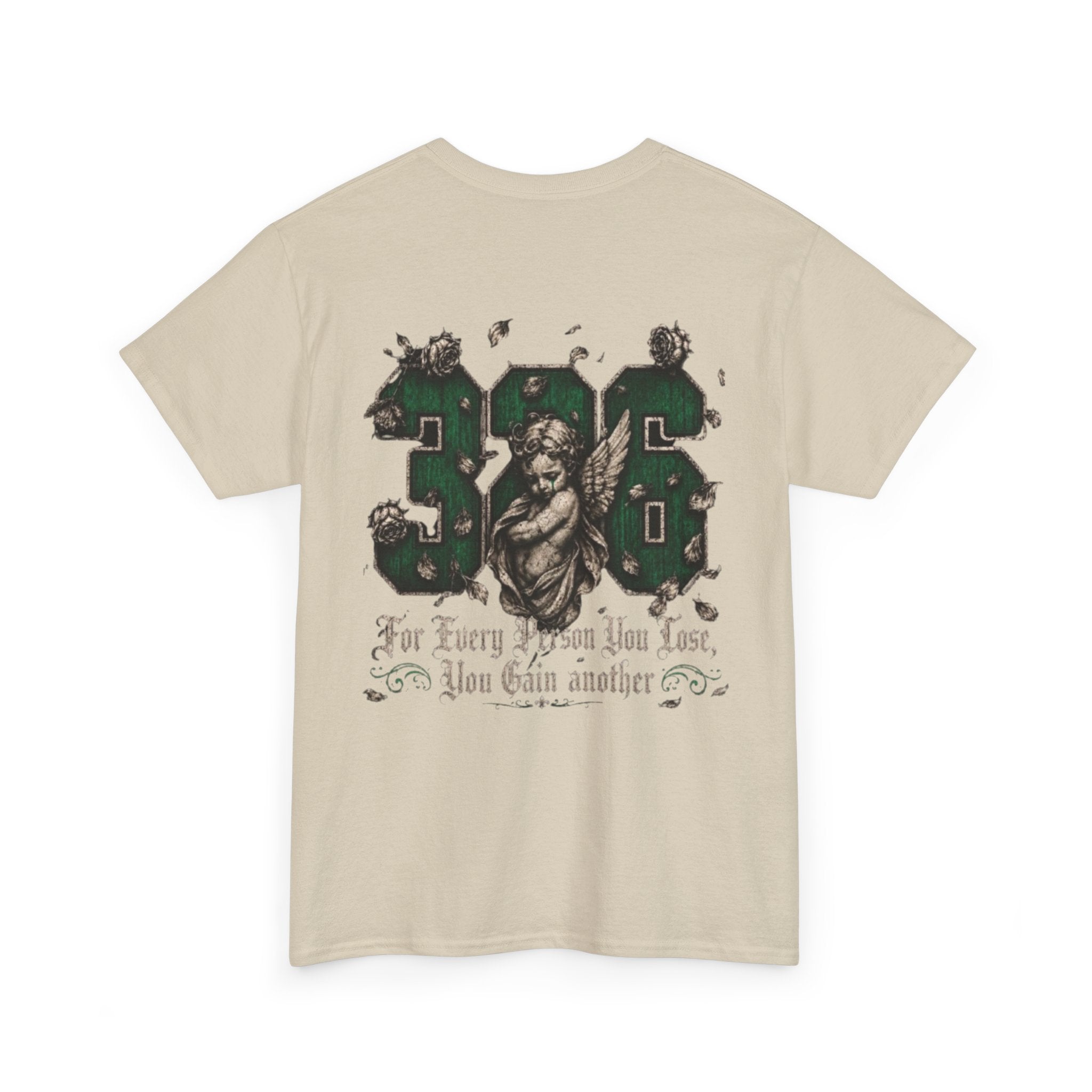 'Emberald 326' Cherub Vintage Athletic Tee ("For Every Win You Lose, You Gain Another")