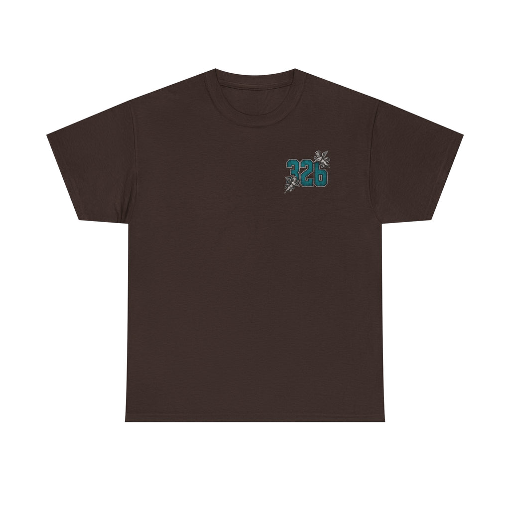 'Teal 326' Memorial Tee — Vintage Angel Tribute Graphic Shirt