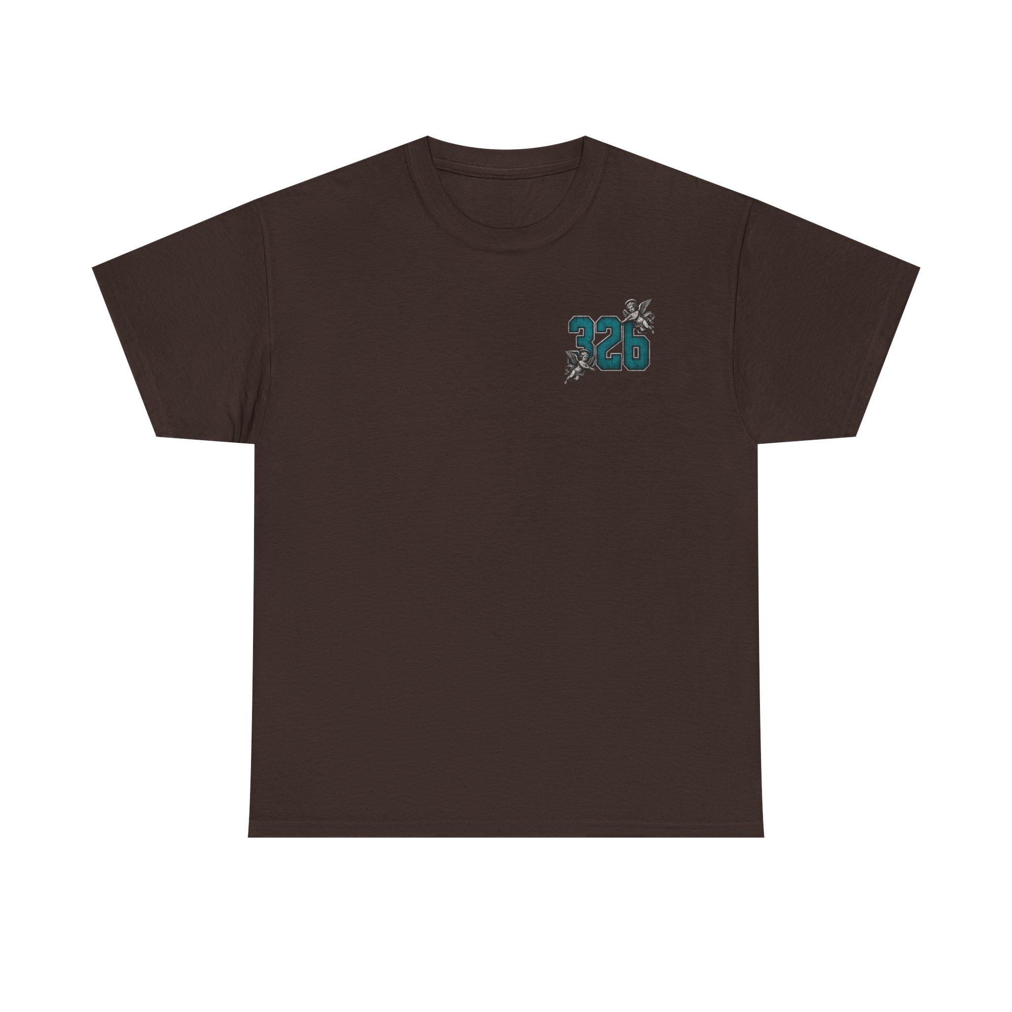 'Teal 326' Memorial Tee — Vintage Angel Tribute Graphic Shirt
