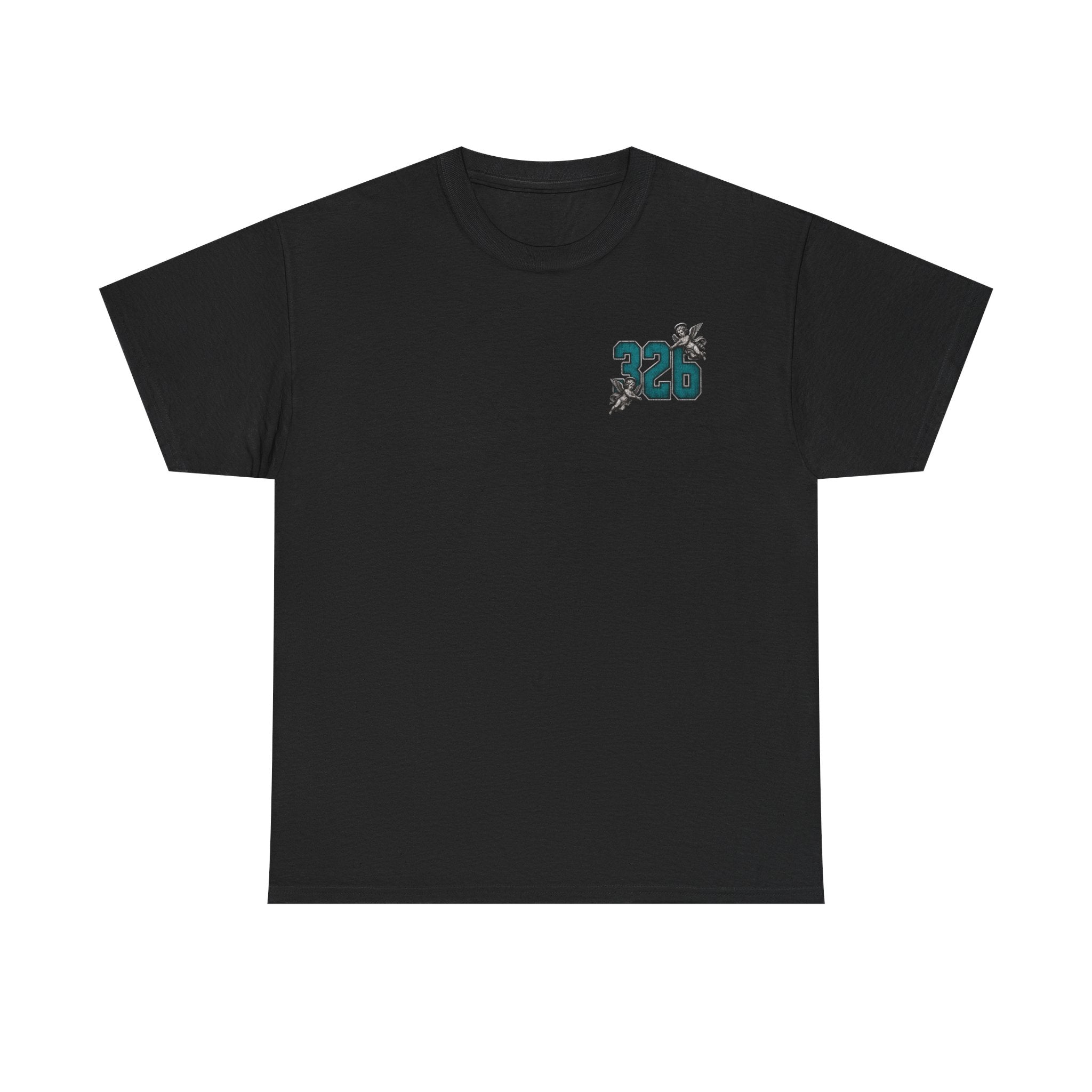 'Teal 326' Memorial Tee — Vintage Angel Tribute Graphic Shirt