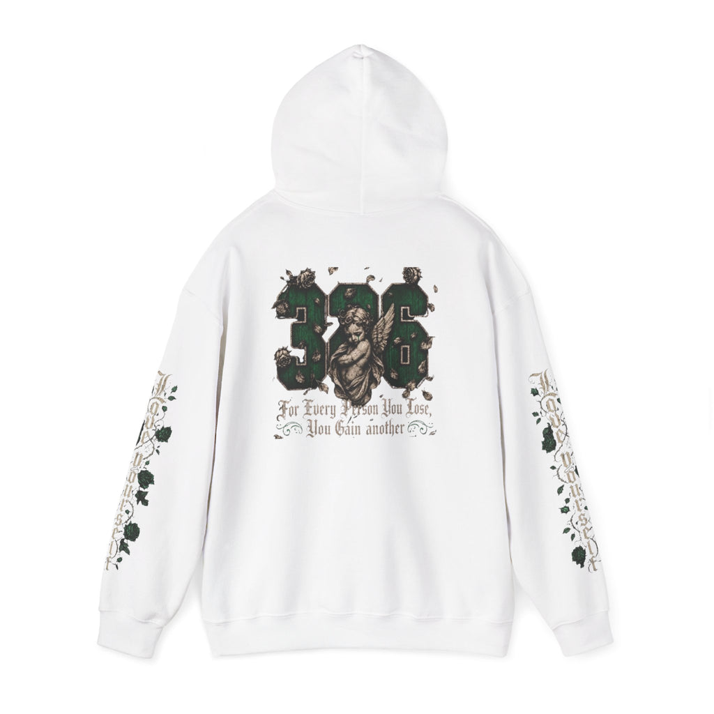 'Emberald Pullover 326' Vintage Rose Graphic