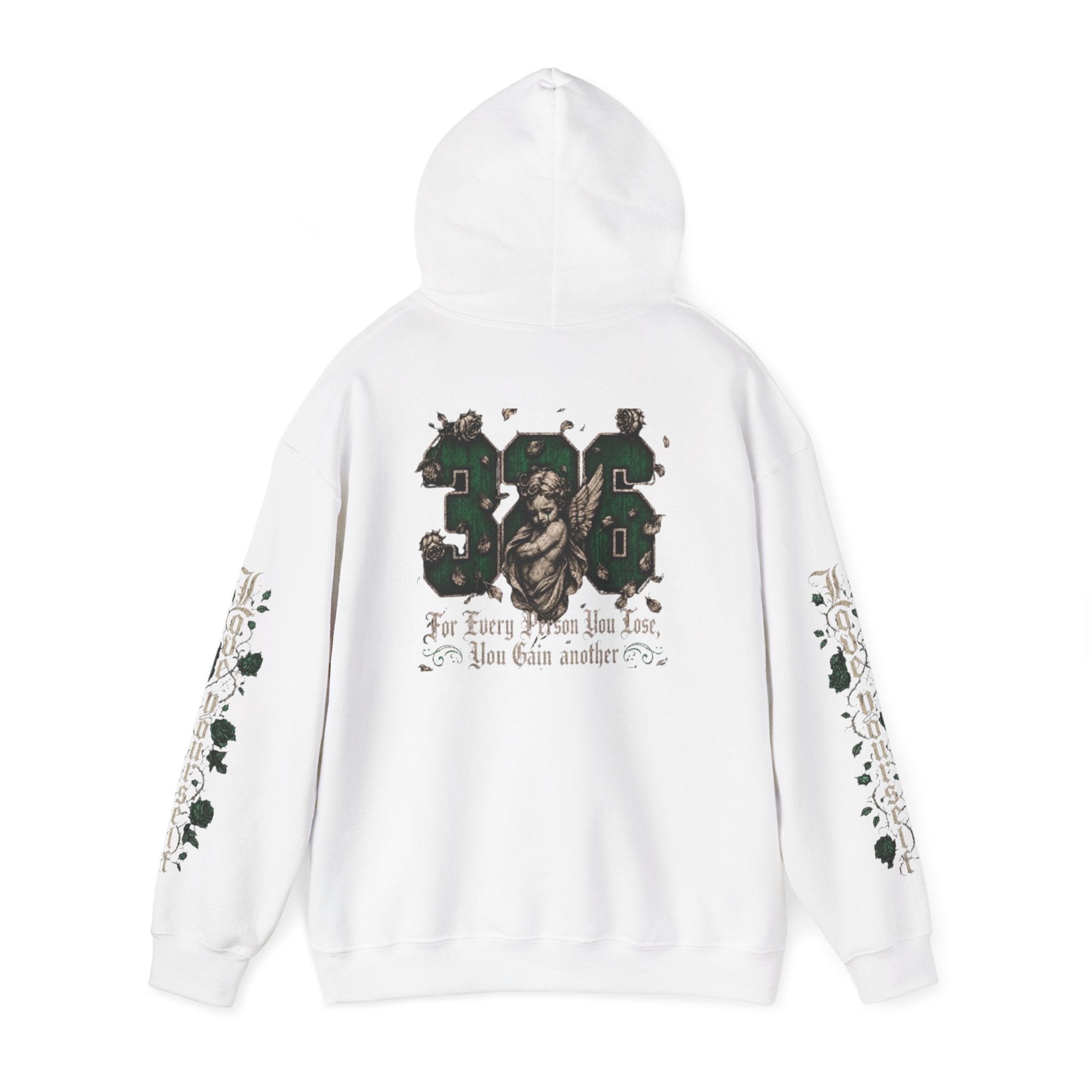 'Emberald Pullover 326' Vintage Rose Graphic