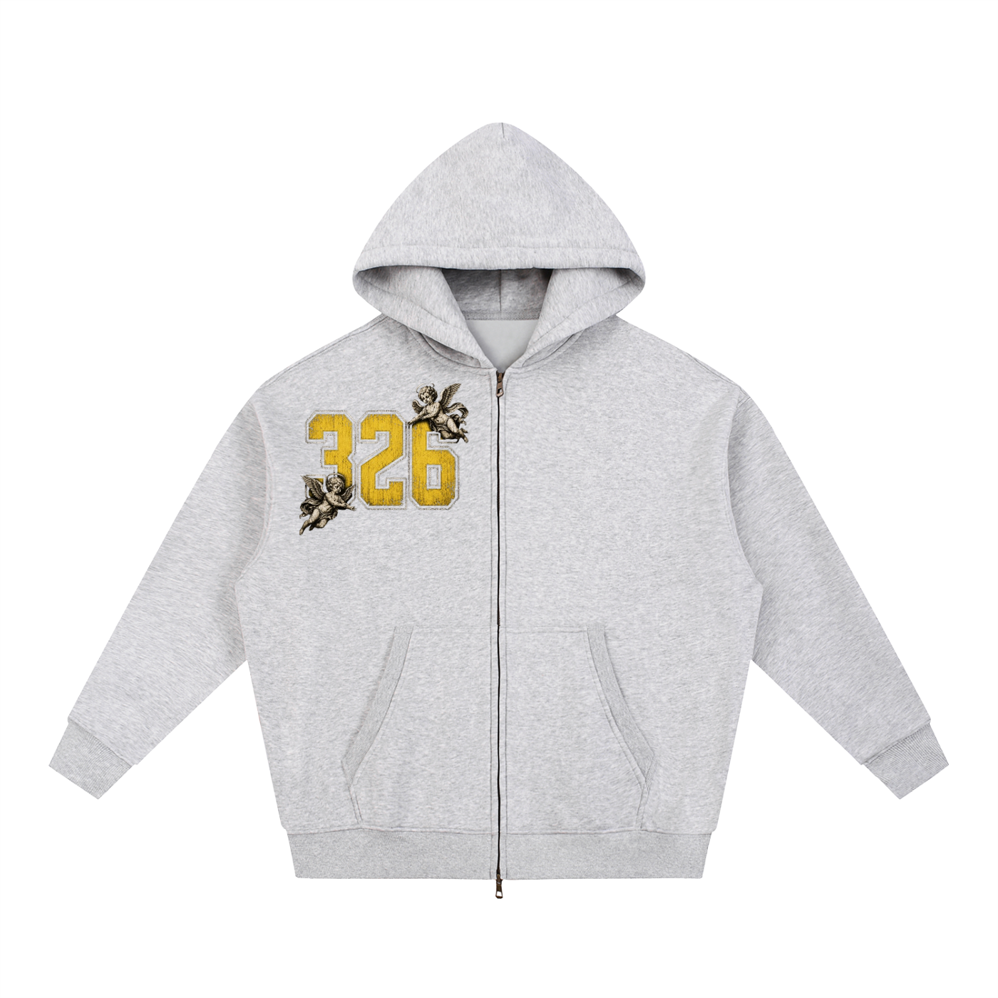 'Bumble' Essential Oversized Fleece Boxy Hoodie