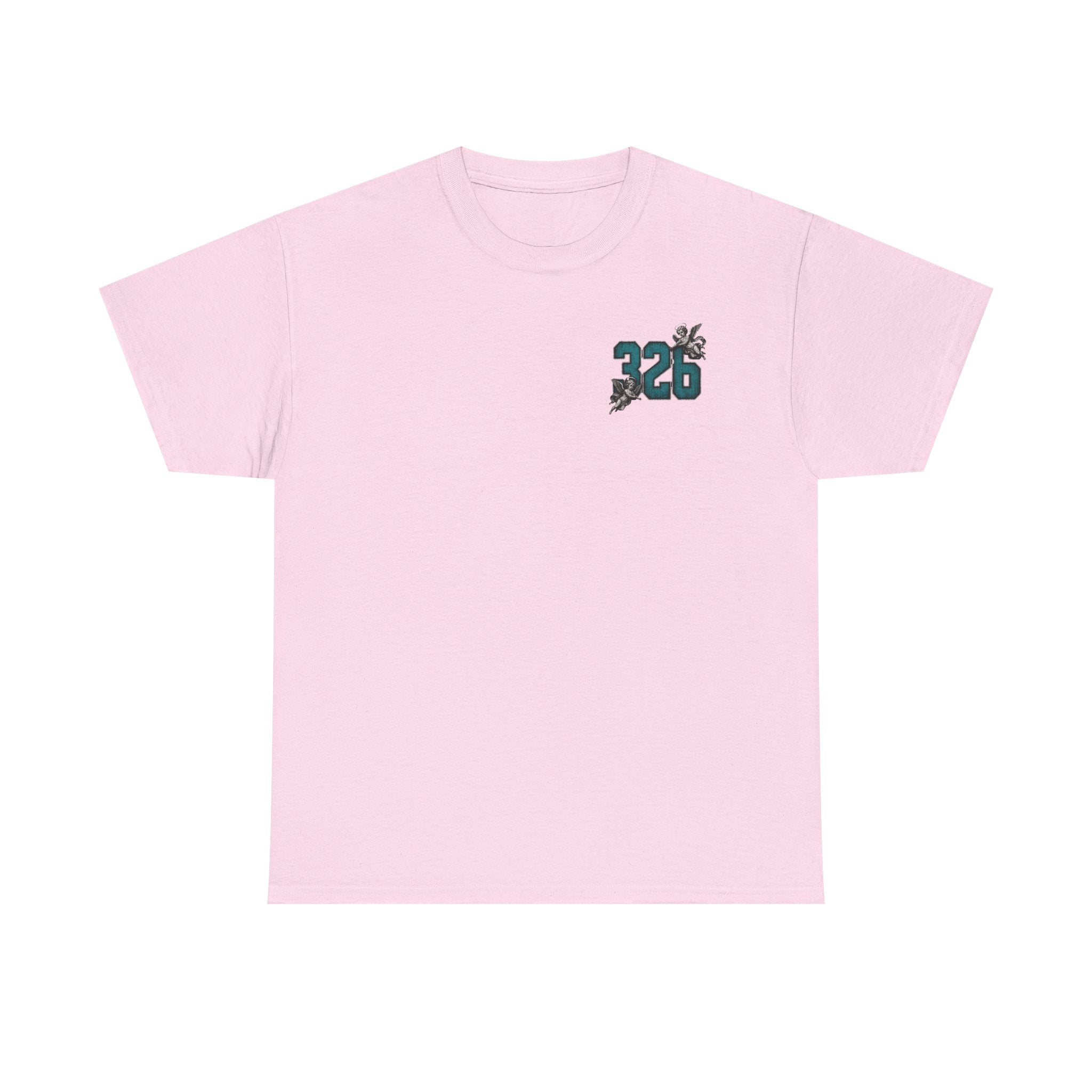 'Teal 326' Memorial Tee — Vintage Angel Tribute Graphic Shirt