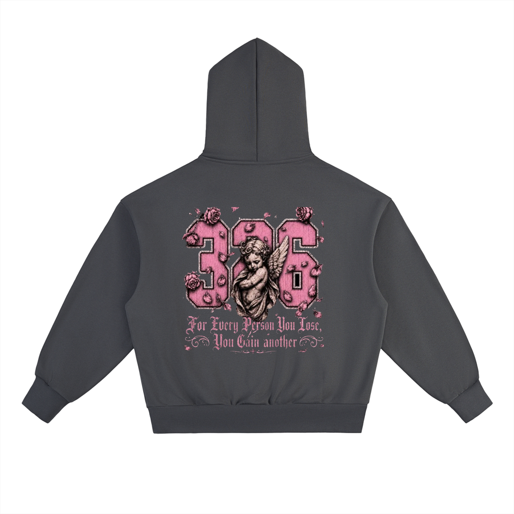 'Pretty In Pink' Essential Heavyweight Fleece Hoodie