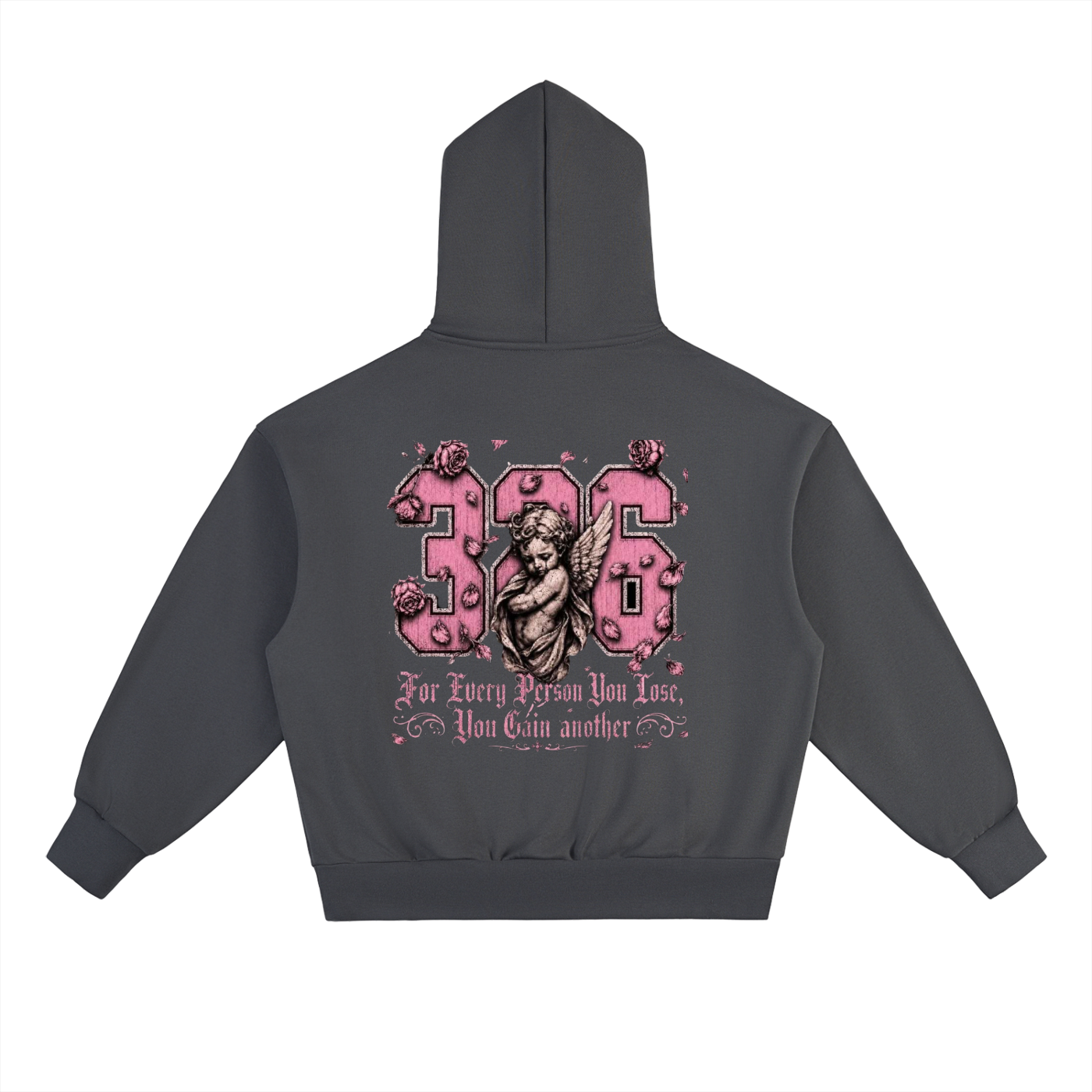 'Pretty In Pink' Essential Heavyweight Fleece Hoodie