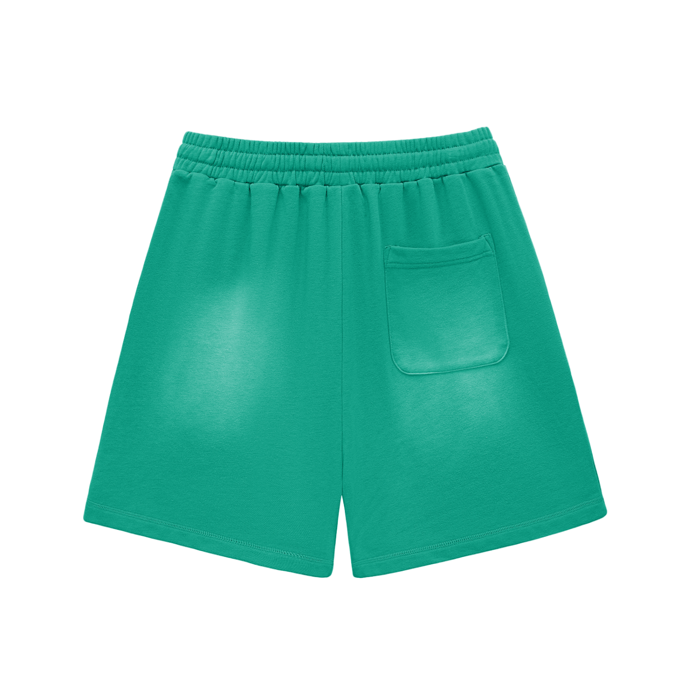 '326 ' Sun Fade Raw Edge Cotton Shorts