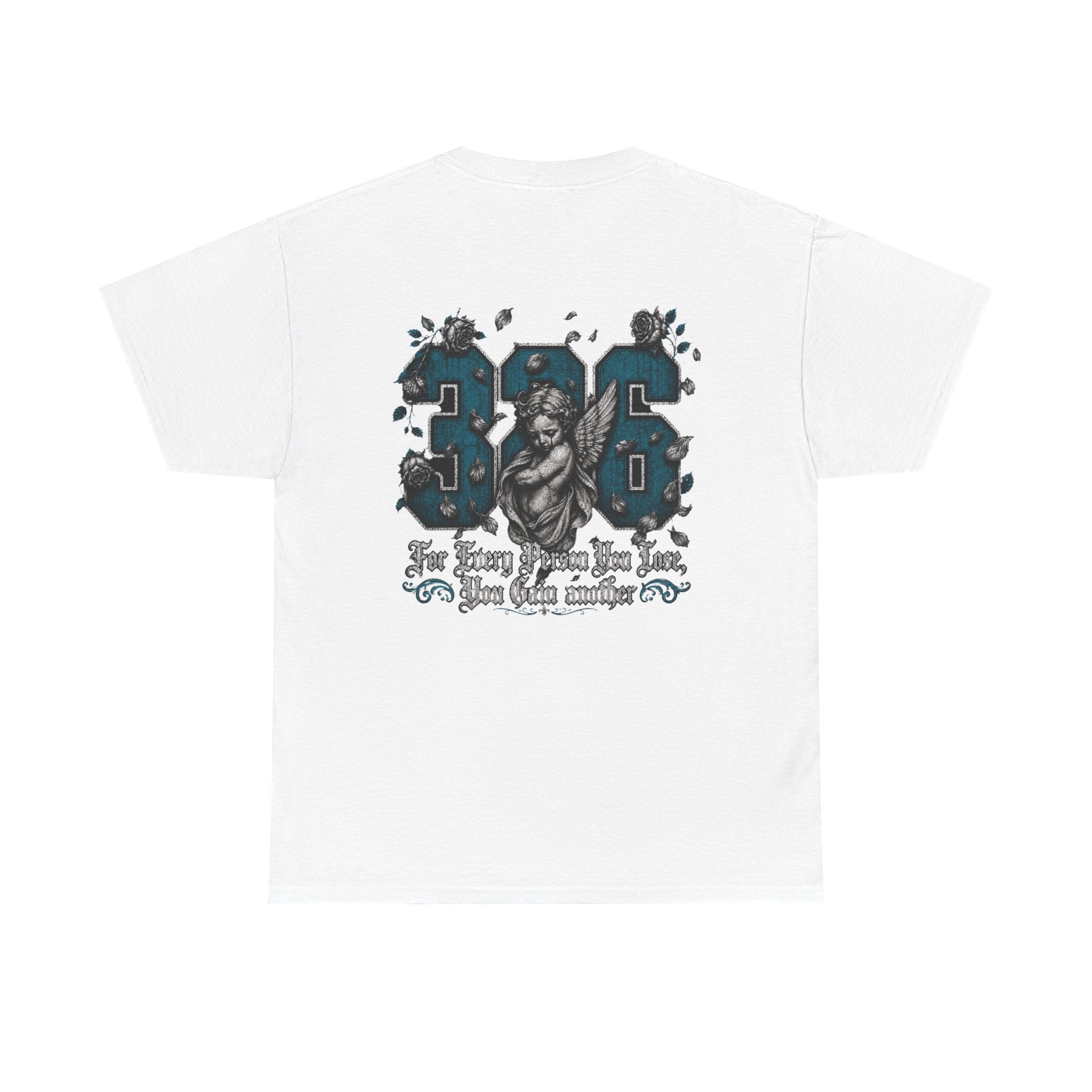 'Teal 326' Memorial Tee — Vintage Angel Tribute Graphic Shirt