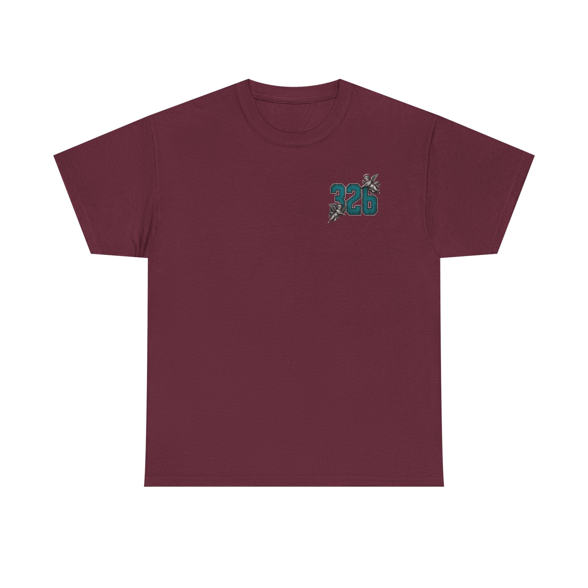 'Teal 326' Memorial Tee — Vintage Angel Tribute Graphic Shirt