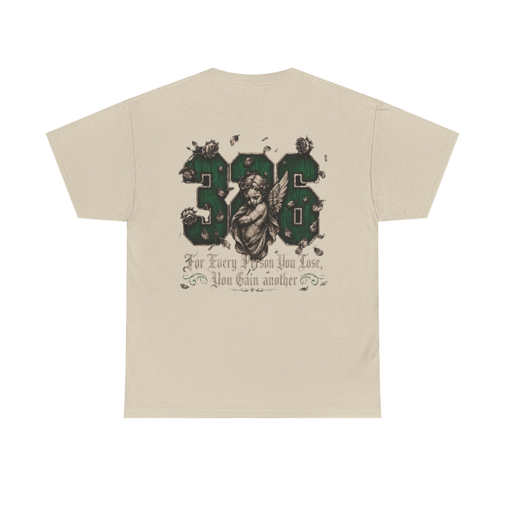 'Emberald 326' Cherub Vintage Athletic Tee ("For Every Win You Lose, You Gain Another")