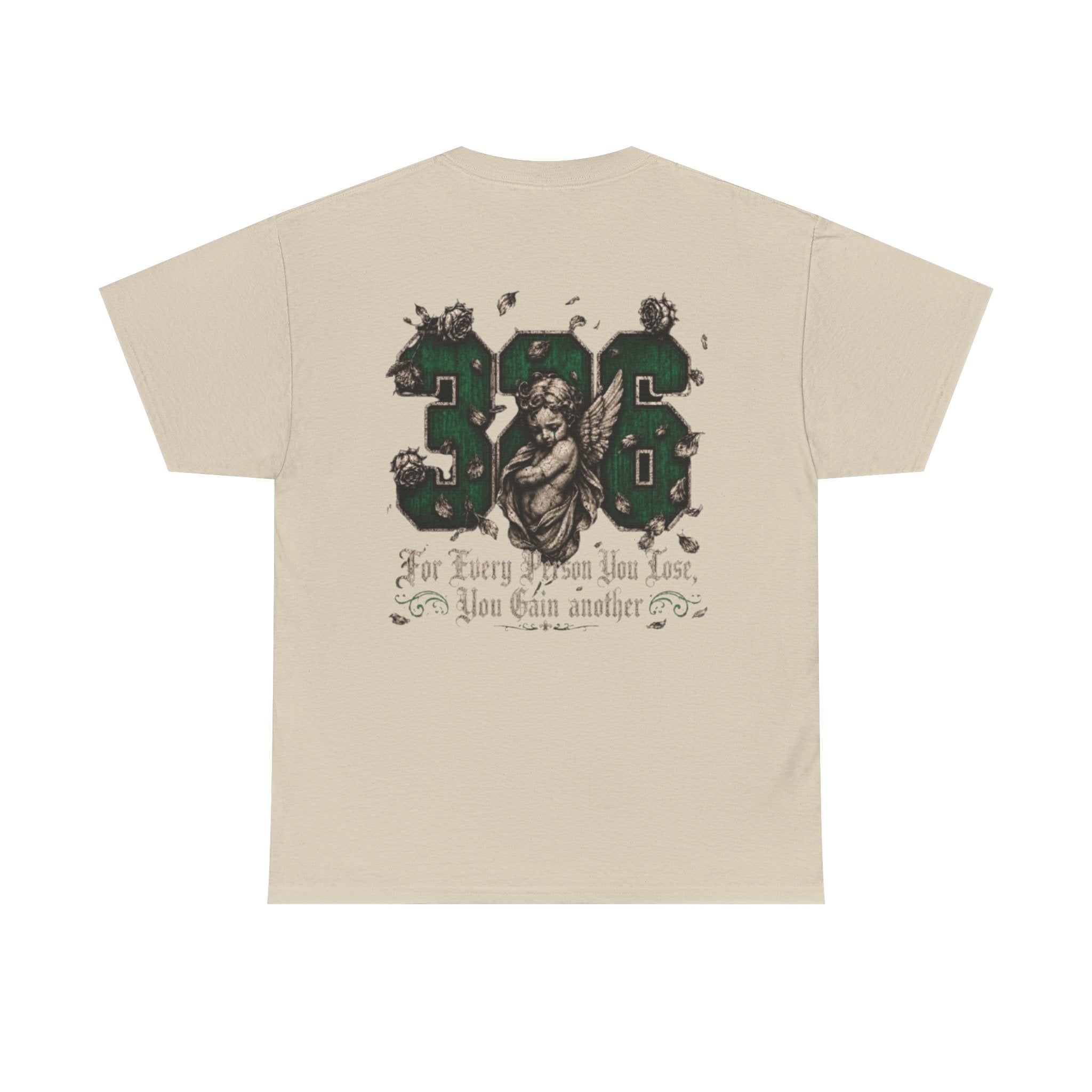 'Emberald 326' Cherub Vintage Athletic Tee ("For Every Win You Lose, You Gain Another")
