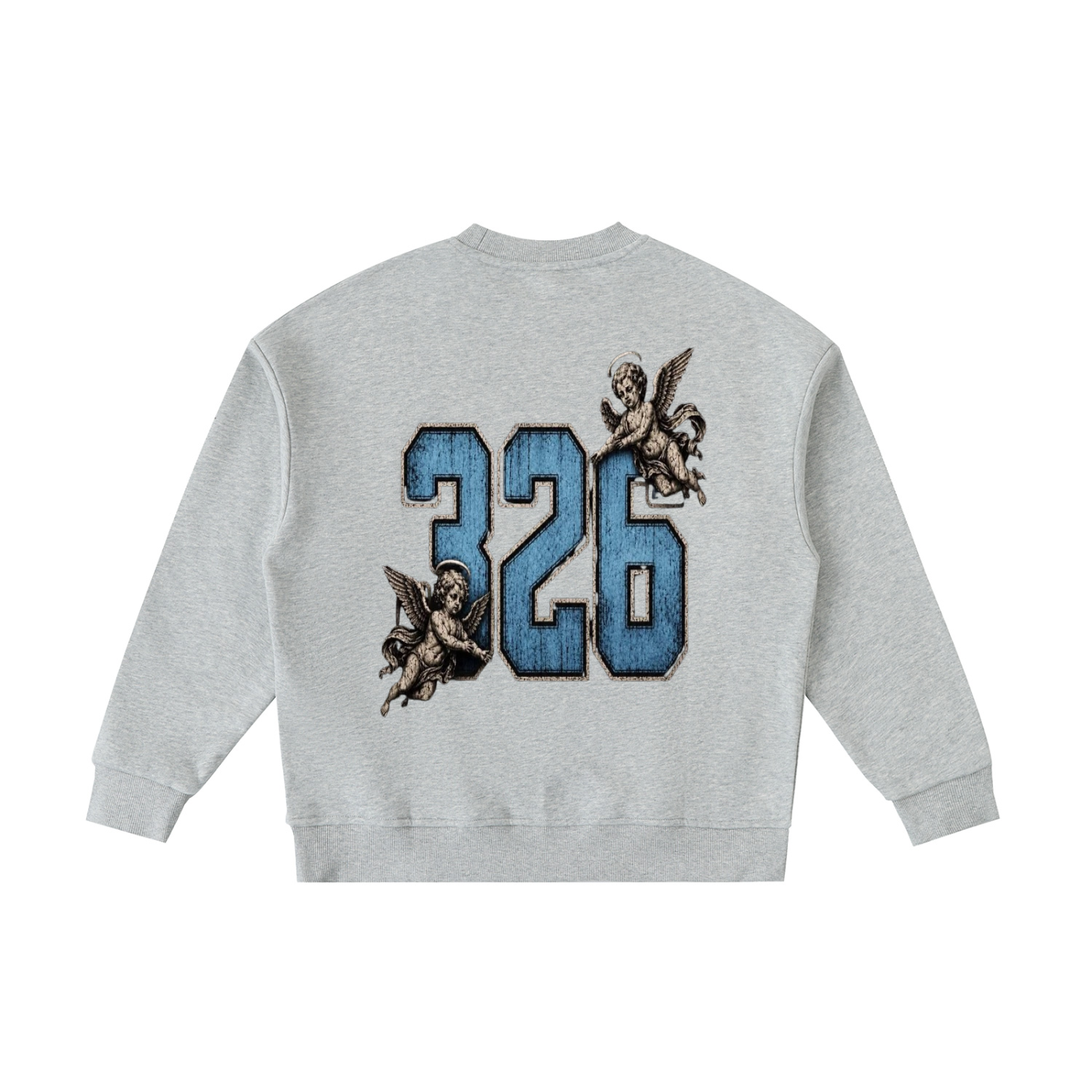 'baby blue & silver' Essential Fleece Kids' Crewneck Sweatshirt