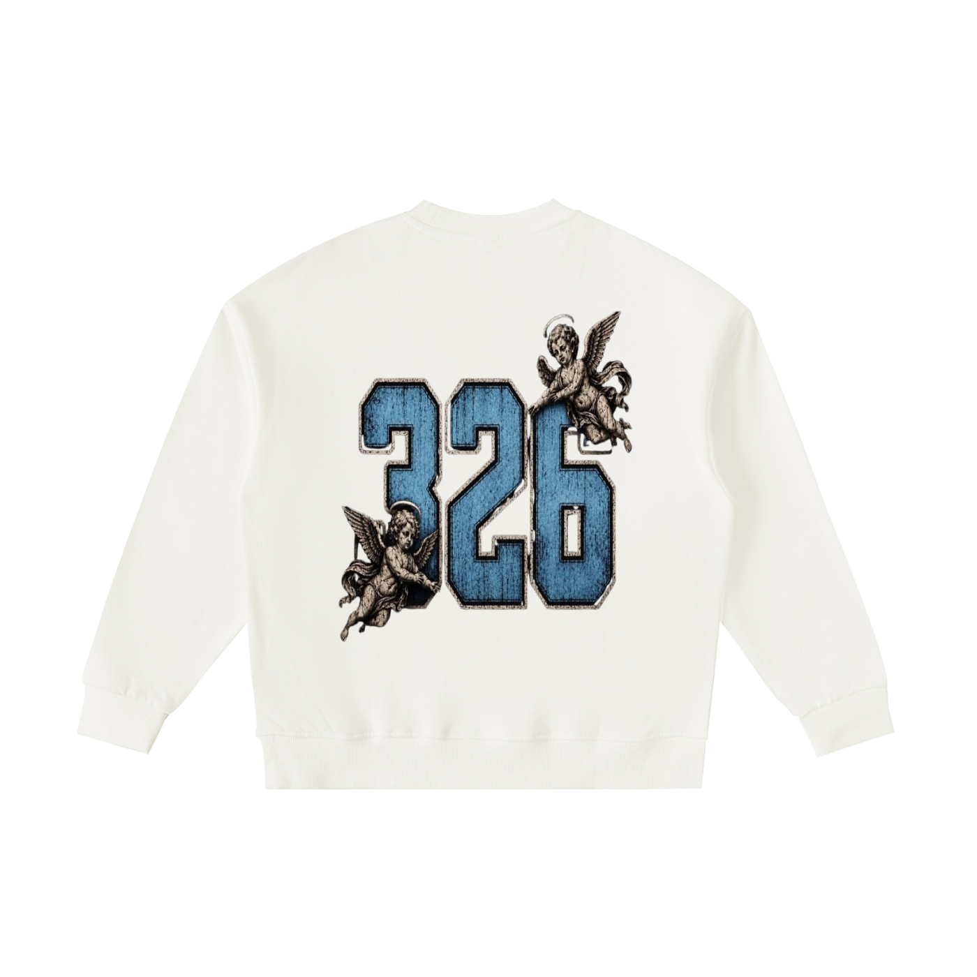 'baby blue & silver' Essential Fleece Kids' Crewneck Sweatshirt