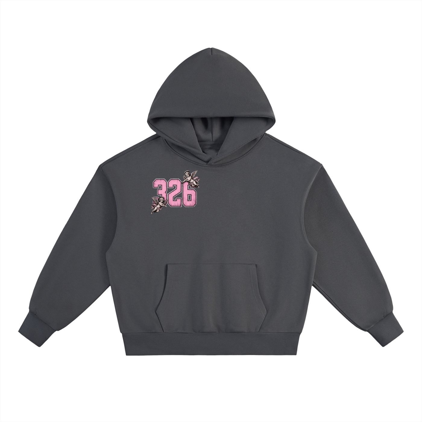 'Pretty In Pink' Essential Heavyweight Fleece Hoodie