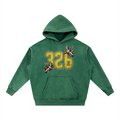 'Bumble 326' Snow Wash Fleece Oversize Hoodie
