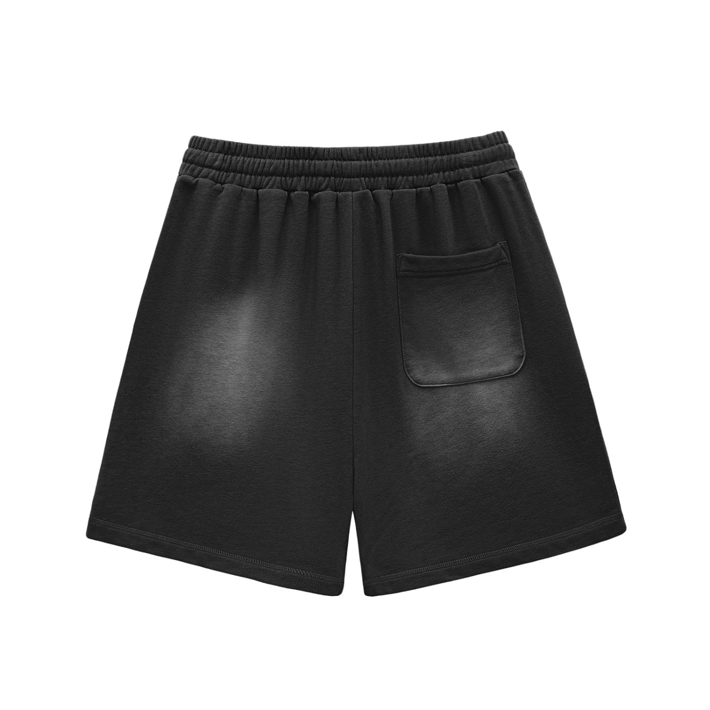 '326 ' Sun Fade Raw Edge Cotton Shorts