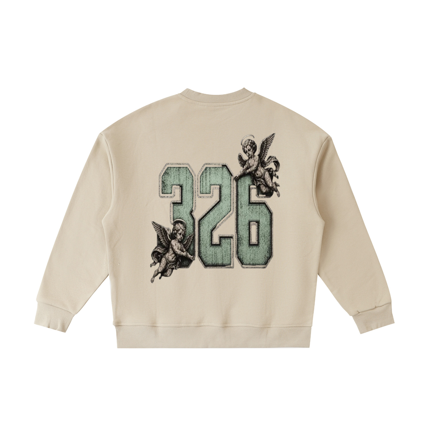 'Baby Mint' Essential Fleece Kids' Crewneck Sweatshirt