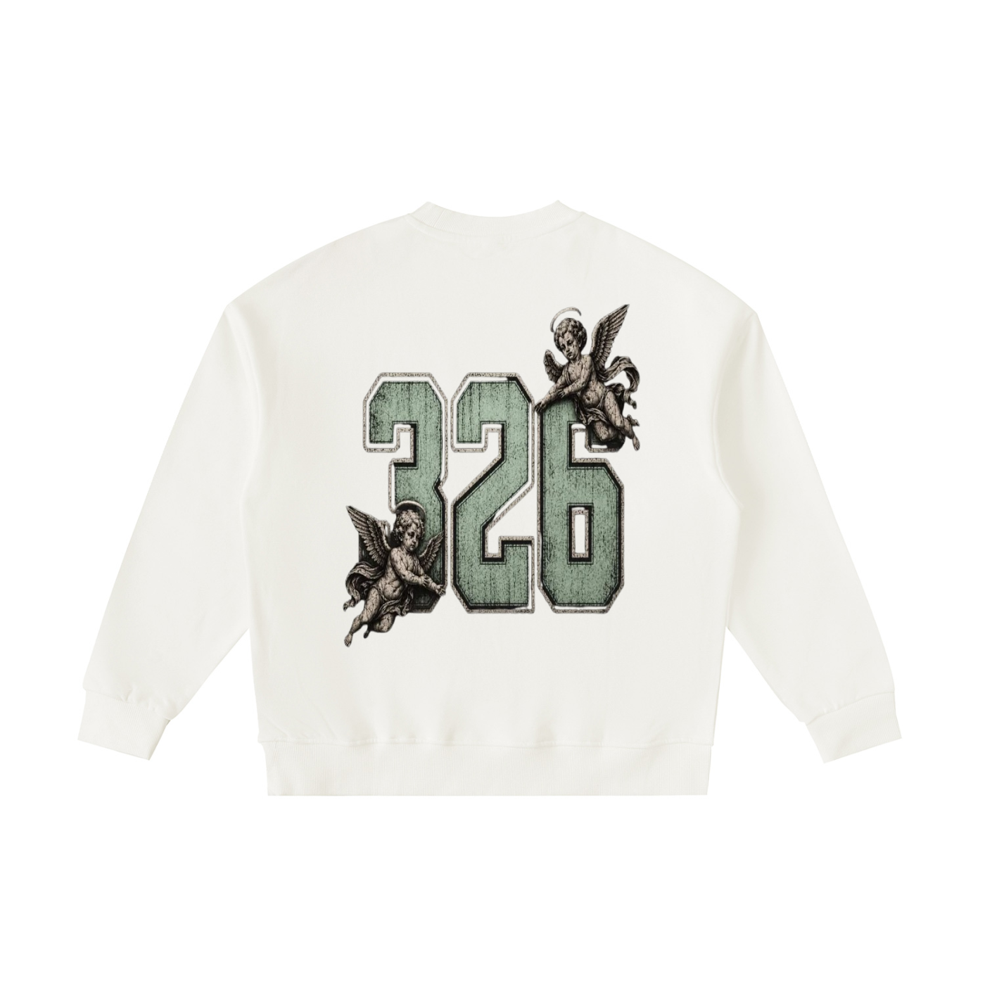 'Baby Mint' Essential Fleece Kids' Crewneck Sweatshirt