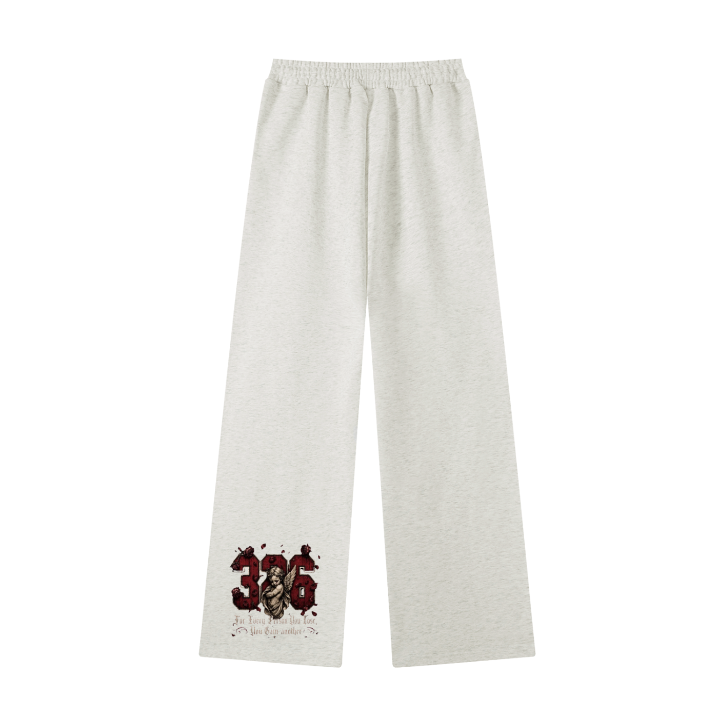 'Creamson & Bone 326' Essential Straight-Leg Sweatpants